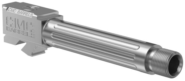 CMC Triggers 75525 Match Precision  9mm Luger 4.01" Fluted/Match Grade/Threaded Bead Blasted Stainless Steel, Compatible w/ Glock 19 Gen3-4 — view 1