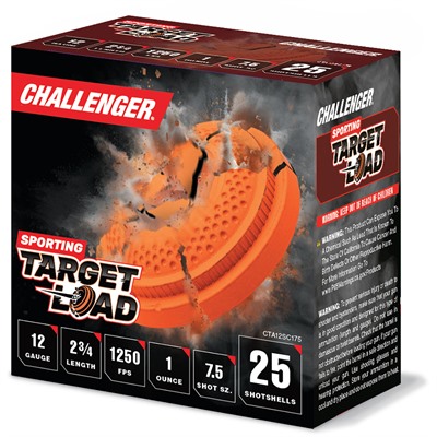 SPORTING CLAY 12 GAUGE 2-3/4'' 1OZ #7.5 SHOT 1250FPS 250/CASE — view 1