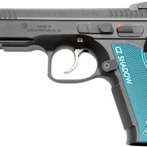 CZ CUSTOM SHADOW 2 ACCU 9MM FS - 17-SHOT BLACK POLY BLUE GRIPS — view 2
