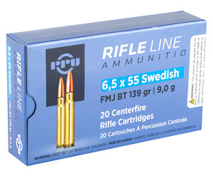 PPU 6.5X55 SWEDISH FMJ 139GR 20/200 — view 2