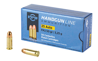 PPU 25ACP FMJ 50GR 50/1000 — view 1