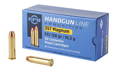 PPU 357MAG FPJ 158GR 50/500 — view 1