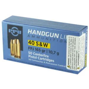 PPU PISTOL AMO 40 S&W 165GR FPJ 50RD (10 BOX CASE) — view 2