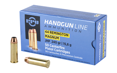 PPU 44MAG JHP 240GR 50/500 — view 1
