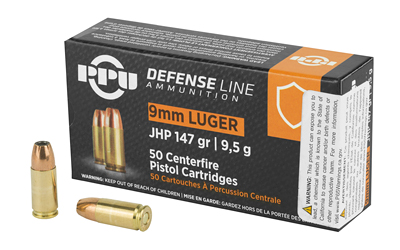 PPU 9MM JHP 147GR 50/1000 — view 1