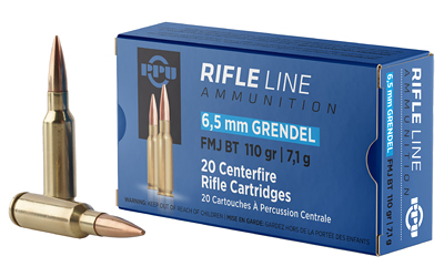 PPU 6.5 GRENDEL 110GR FMJBT 20/500 — view 1