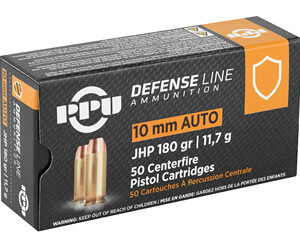 PPU 10MM JHP 180GR 50/500 — view 2
