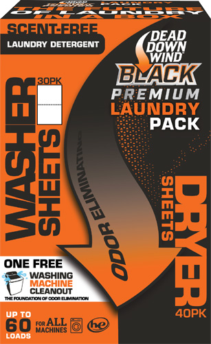 DDW BLACK PREMIUM LAUNDRY KIT - DETERGENT/DRYER SHEET COMBO — view 1