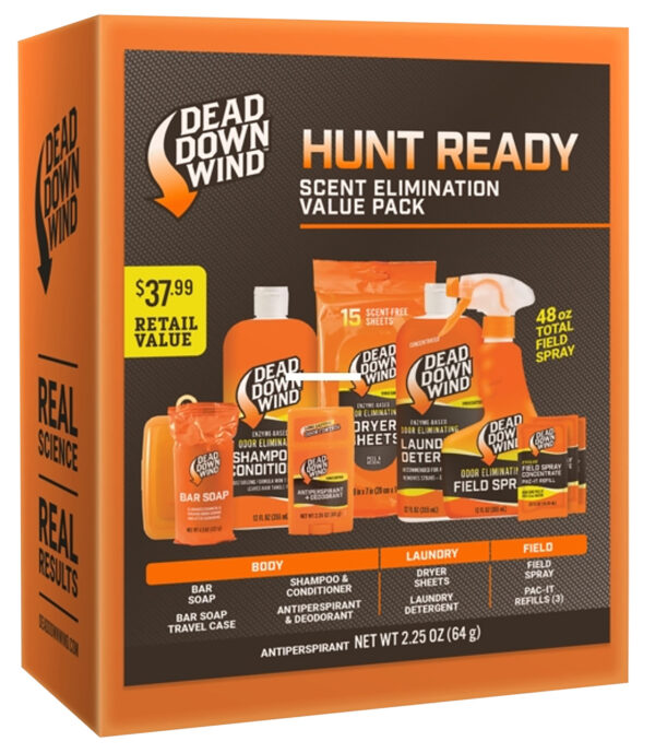Dead Down Wind 2099 Hunt Ready Kit  Odor Eliminator Unscented  10 pieces — view 1