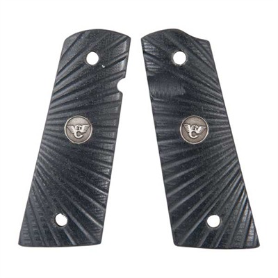FULLSIZE, BLK G10, STARBURST, FLAT GRIP — view 1