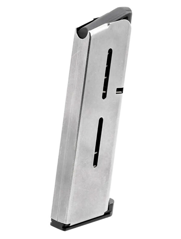 Wilson Combat 47OXCHV 1911  6rd Detachable w/ Lo-Profile Steel Floor Plate 45 ACP+P Stainless Steel — view 1
