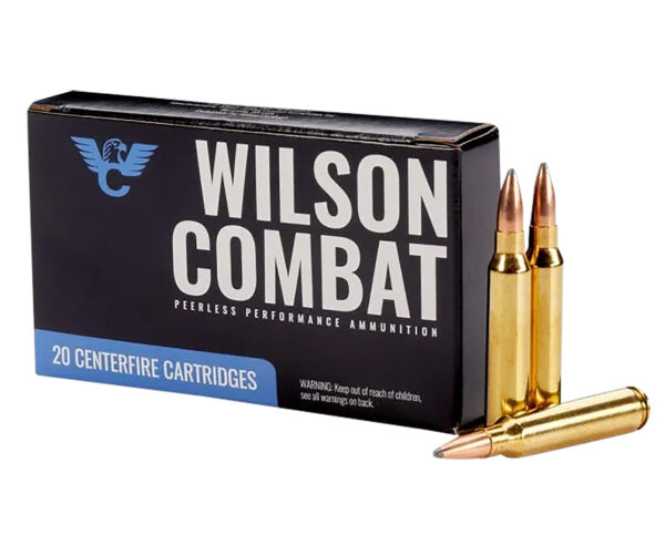 Wilson Combat A22365SBT   223Rem 65gr Sierra GameKing Spitzer Boat Tail 20 Per Box/10 Case — view 1
