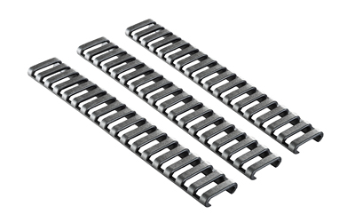ERGO 18-SLOT LDDR RAIL COVERS 3PK BK — view 1