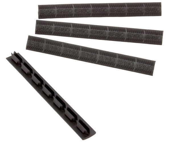 Ergo 4332BK WedgeLok Slot Cover  Black Rubber, 4 Slot Low Profile w/Aggressive Texture 4 Per Pack — view 1