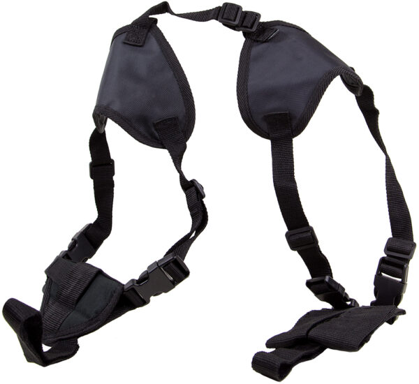 Bulldog WSHD20 Deluxe Shoulder Harness Black Nylon Harness Fits Ruger LCP/Glock 42/2-3" Barrel Ambidextrous — view 1