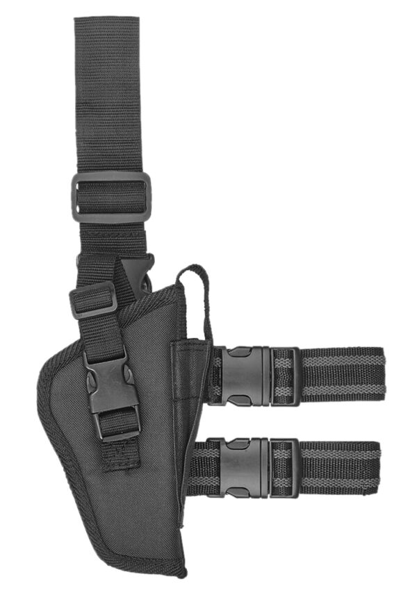 Bulldog WTAC7R Tactical  Leg Holster Black Fits 2-4" Barrel Right Hand — view 1