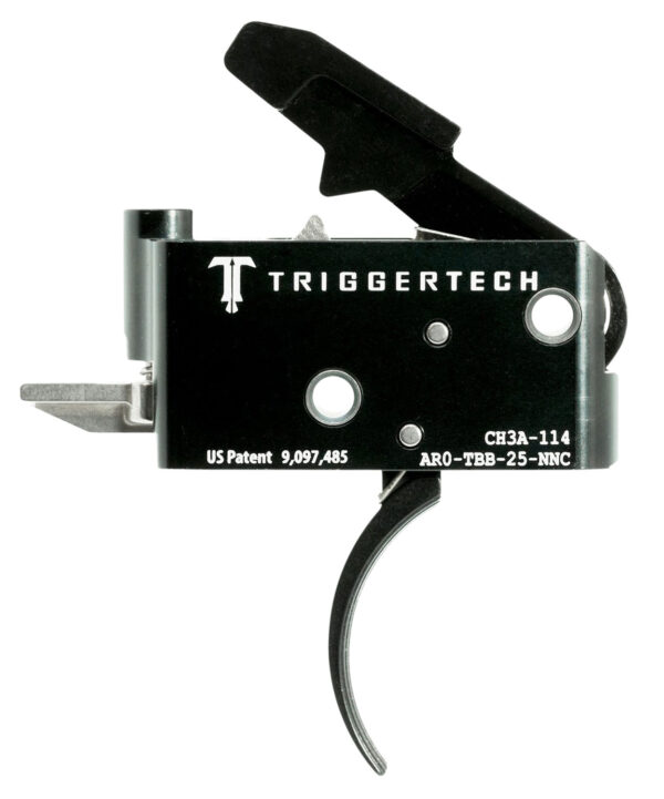 TriggerTech AROTBB25NNC Adaptable Primary Two-Stage Traditional Curved Trigger with 2.50-5 lbs Draw Weight for AR-15 Right — view 1