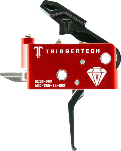 TRIGGERTECH AR-15 TWO STAGE - BLACK DIAMOND FLAT — view 1