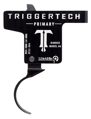 TriggerTech K84SBB14NNK Primary  Single-Stage Curved Trigger with 1.50-4 lbs Draw Weight & Black PVD Finish for Kimber M84 — view 1