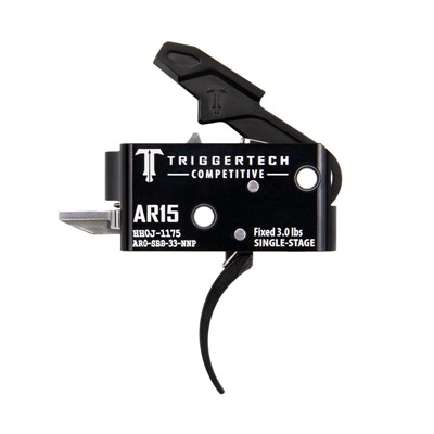 AR15 SINGLE-STAGE COMPETITIVE PRO CURVED TRIGGER PVD BLACK — view 1