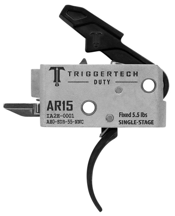 TriggerTech AH0SDB55NNC Duty Mil-Spec Single-Stage Curved 5.5 lbs Draw Weight Fits AR-15 — view 1