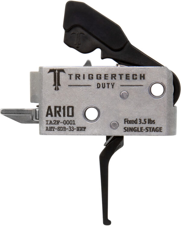 TriggerTech AHTSDB33NNF Duty  Flat Trigger Single-Stage 3.50 lbs Draw Weight Fits AR-10 — view 1