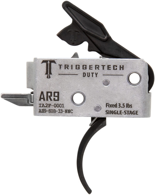 TriggerTech AH9SDB33NNC Duty  Curved Trigger Single-Stage 3.50 lbs Draw Weight Fits AR-9 — view 1
