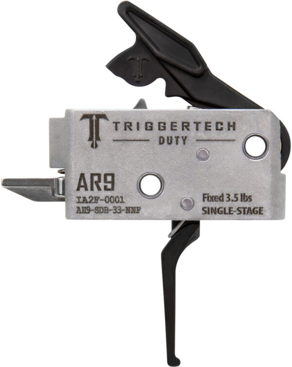 TriggerTech AH9SDB33NNF Duty  Flat Trigger Single-Stage 3.50 lbs Draw Weight Fits AR-9 — view 1