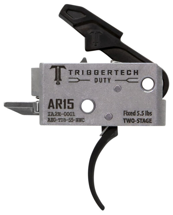 TriggerTech AH0TDB55NNC Duty Mil-Spec Two-Stage Curved 5.5 lbs Draw Weight Fits AR-15 — view 1