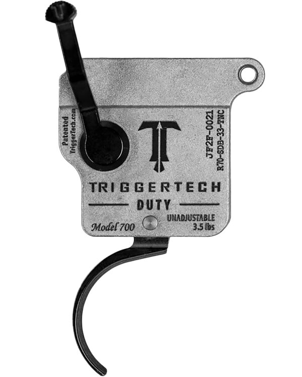 TriggerTech R70SDB33TNC Special  Black Single-Stage Curved Fits Remington 700 Right — view 1