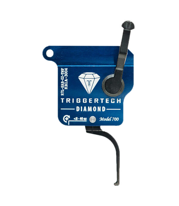 TriggerTech R7LSAB02TNF Diamond  Black Flat Straight Fits Remington 700 Left Hand — view 1