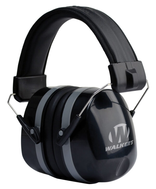 Walker's GWPEXFM5 Premium Passive Muff 32 dB Over the Head Black Polymer — view 1