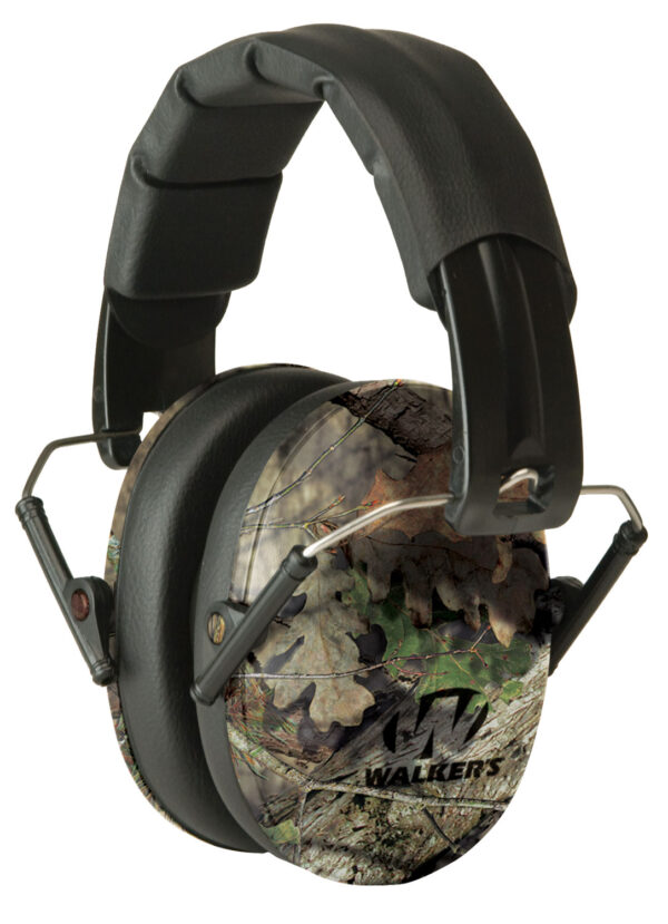 Walker's GWPFPM1CMO Pro Low Profile Passive Muff 22 dB Over the Head Mossy Oak/Black Polymer — view 1