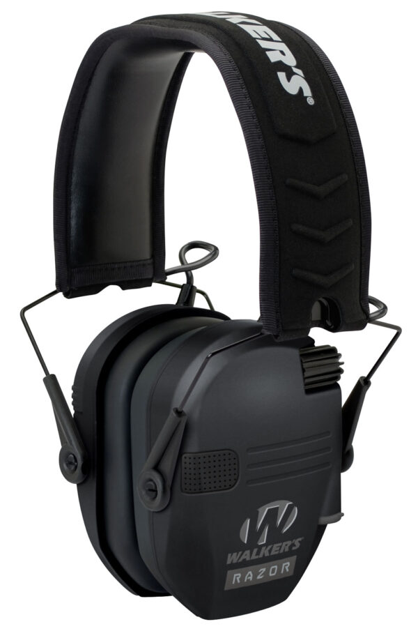 Walker's GWPRSEM Razor Slim Electronic Muff 23 dB Over the Head Black Polymer — view 1