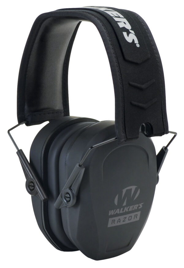 Walker's GWPRSMPAS Razor Slim Passive Muff 27 dB Over the Head Black Polymer — view 1