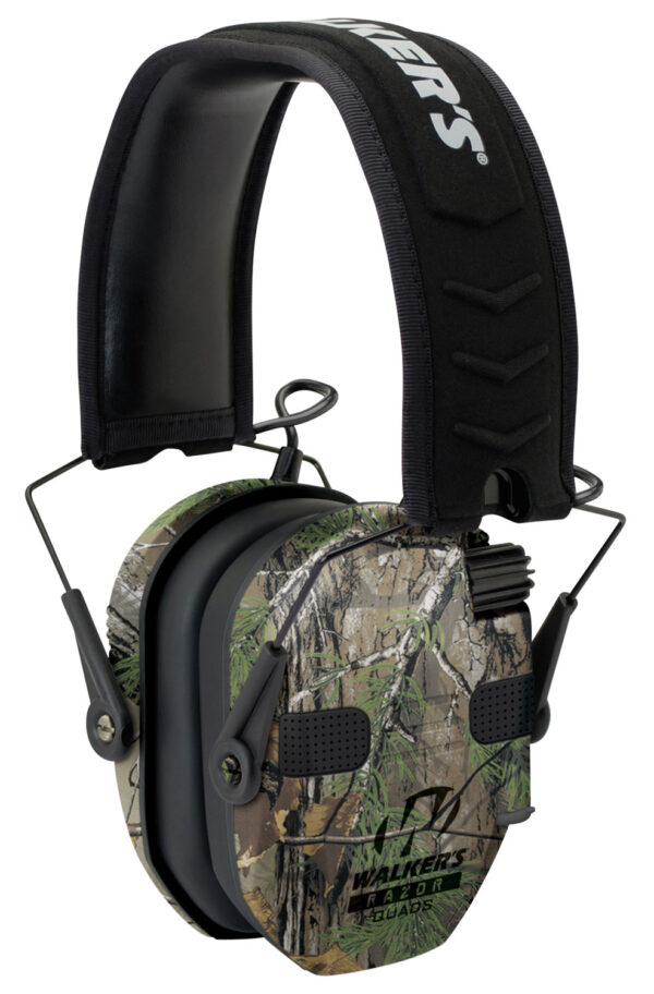 Walker's GWPRSEQMCMO Razor Slim Electronic Muff 23 dB Over the Head Realtree Xtra/Black Polymer — view 1