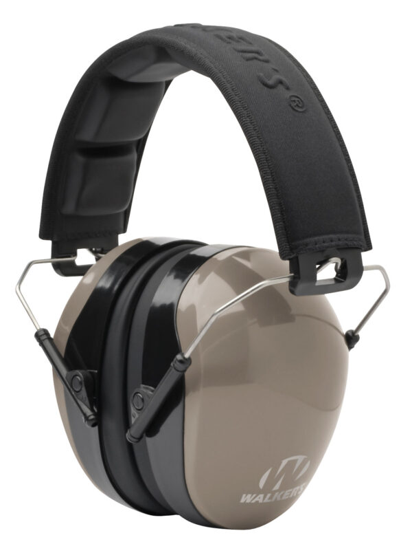 Walker's GWPDCPMFDE Advanced Protection Passive Muff 26 dB Over the Head Black/Flat Dark Earth Polymer — view 1