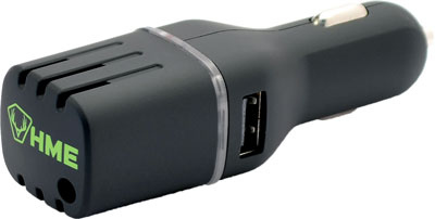 HME SCENT SLAMMER OZONE SCENT - ELIMINATOR CAR UNIT W/DUAL USB — view 1