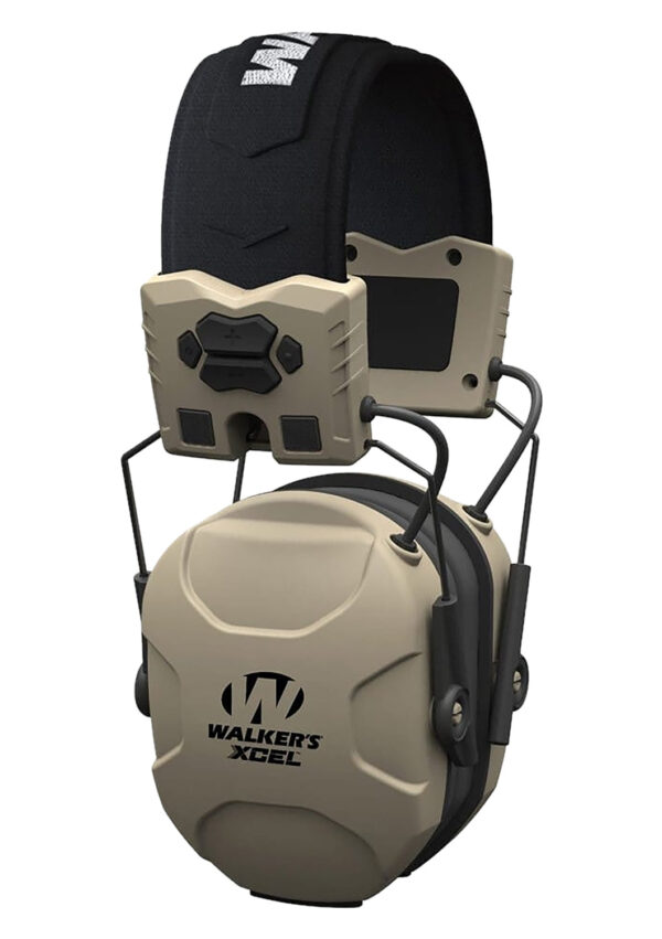Walker's GWPXSEM XCEL 100 Advanced Digital Muff 26 dB Over the Head Gray/Black Polymer — view 1