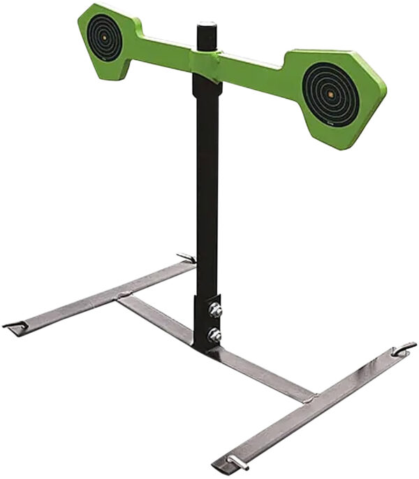 SME SMEHGS Spinning Target  Handgun Steel Black/Green Circle Illustration Impact Enhancement Motion — view 1
