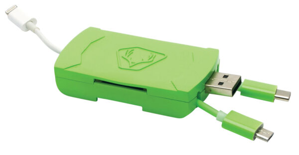 HME QMCR 4-in-1 Card Reader Green Android/IOS — view 1