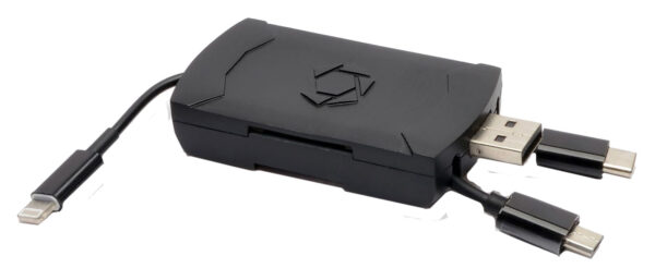 Stealth Cam STCQMCR QMCR 4-in-1 SD Card Reader Black — view 1