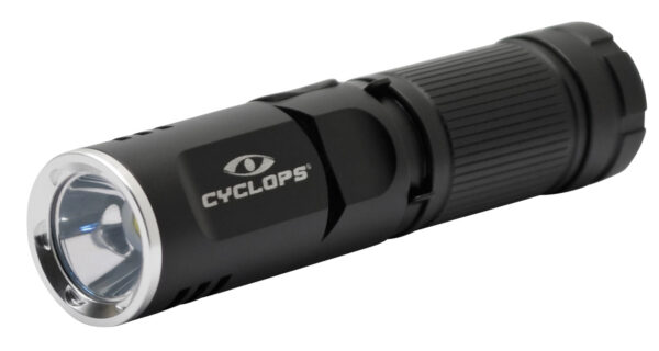 Cyclops CYCFLX400 FLX400 LED Flashlight  Black Anodized 160/400 Lumens White LED — view 1