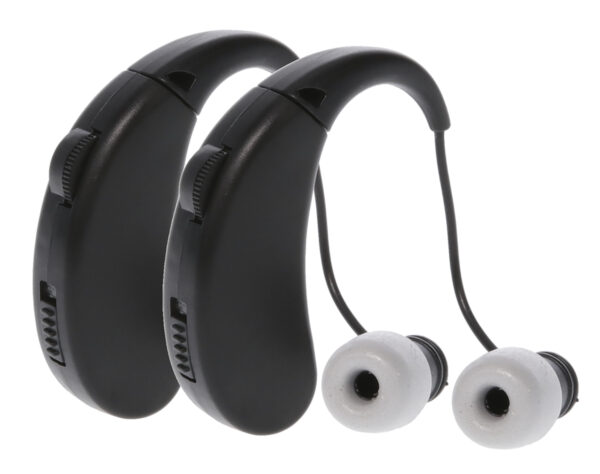 Walker's GWPRCHUE2PK Ultra Ear BTE Hearing Enhancer 22 dB Behind the Ear Rechargeable 2 Pack — view 1