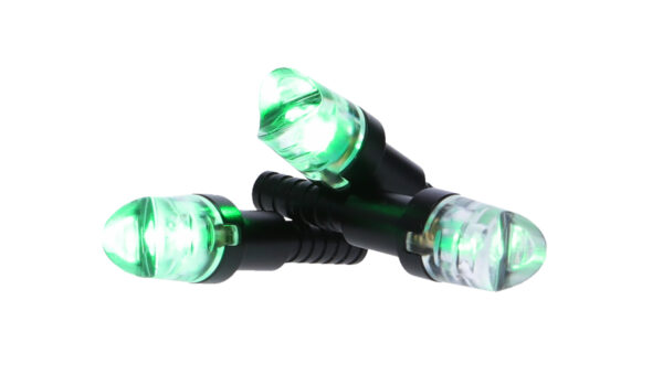 NAP NAPILLNGR Thunderglo Illuminated Nock Green Polycarbonate Aluminum Shaft/ 6 Pack — view 1