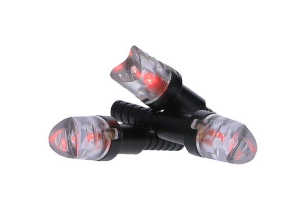 NAP NAPILLNRD Thunderglo Illuminated Nock Red Polycarbonate Aluminum Shaft/ 6 Pack — view 1