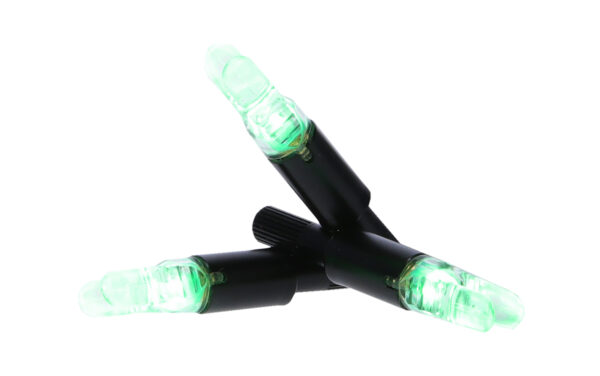 NAP NAPILLNXGR3PK Thunderglo Illuminated Nock Crossbow Green Half Moon/ 3 Pack — view 1