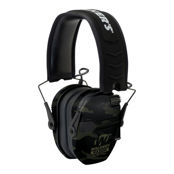 Walker's GWPDRSEMMCCG Razor PRO Digital Electronic Muff 23 dB Over the Head Multi-Cam/Black Polymer — view 1