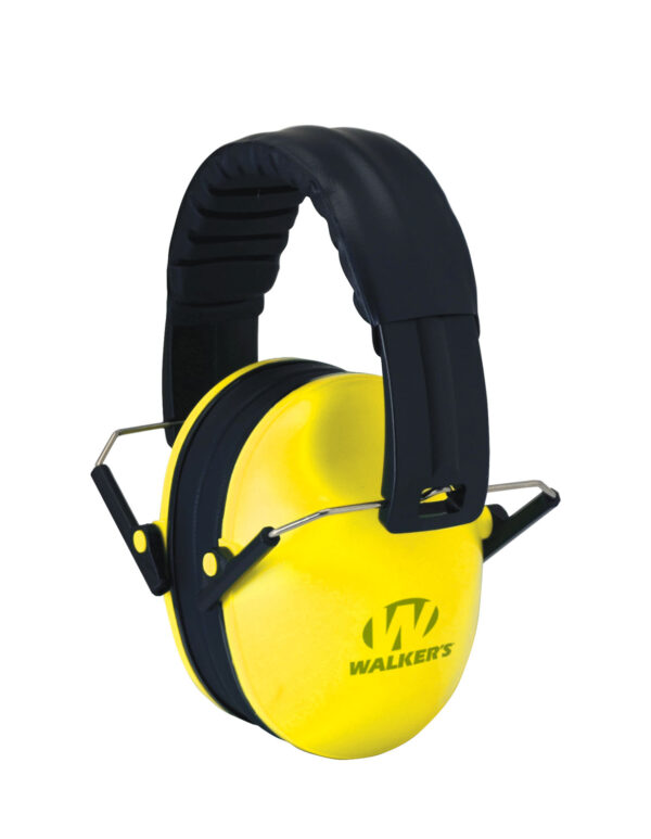 Walker's GWPFKDMYL Baby & Kids Folding Muff 23 dB Over the Head Yellow/Black Polymer — view 1
