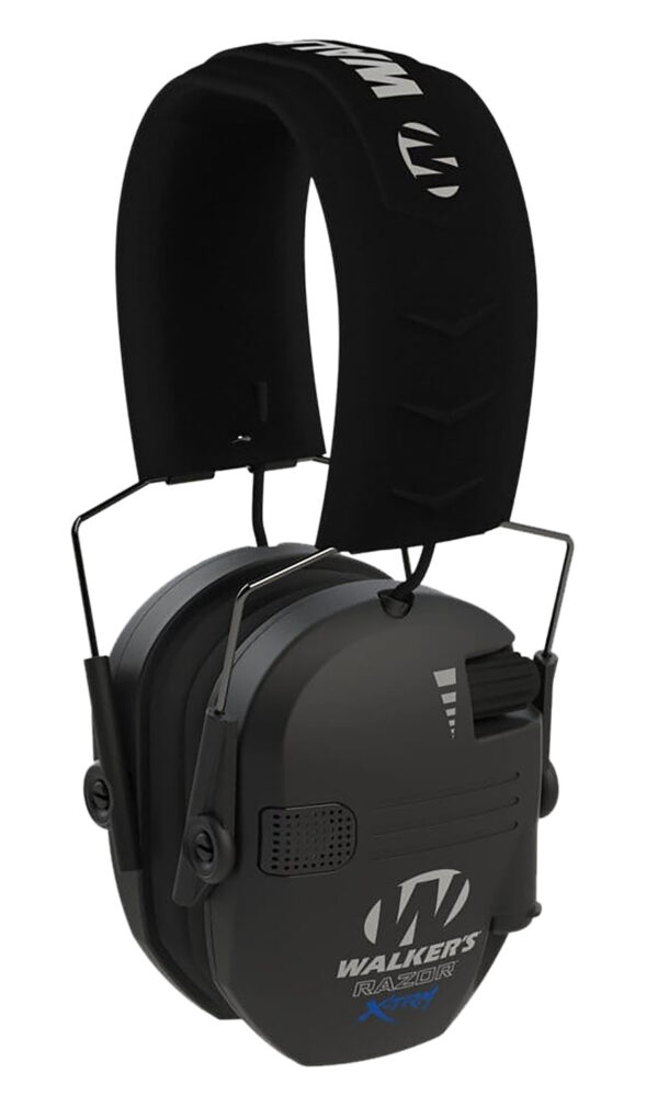 Walker's GWPXRSEM Razor X-TRM Digital Electronic Muff 21 dB Over the Head Black Polymer — view 1